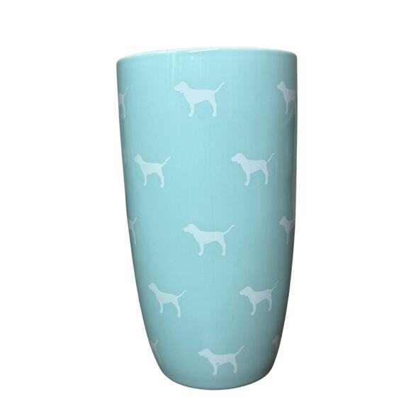 PINK Victoria Secret Mug Coffee Tea Cup Dog Tiffany Blue Large 20oz Ceramic Tall - Picture 6 of 9